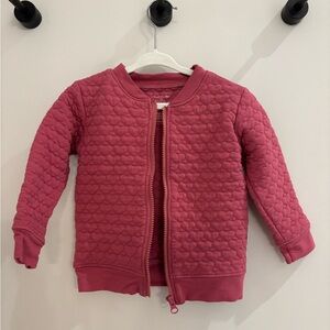 Sweet Bamboo Quilted Pink Kids Jacket